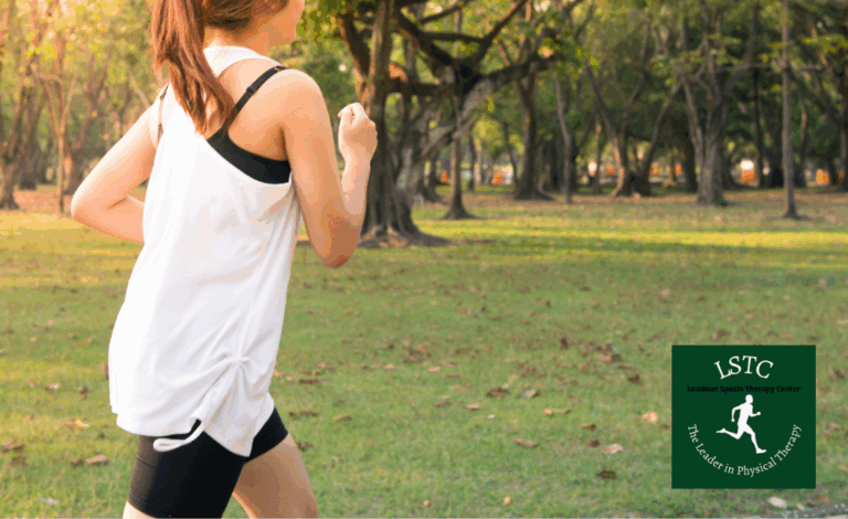 Running with pain free hips due to coming to physical therapy at loudoun sports therapy center located near Leesburg, VA